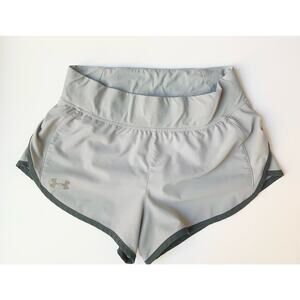 Under Armour RUN Gray Speed Pocket Shorts Women's size Small